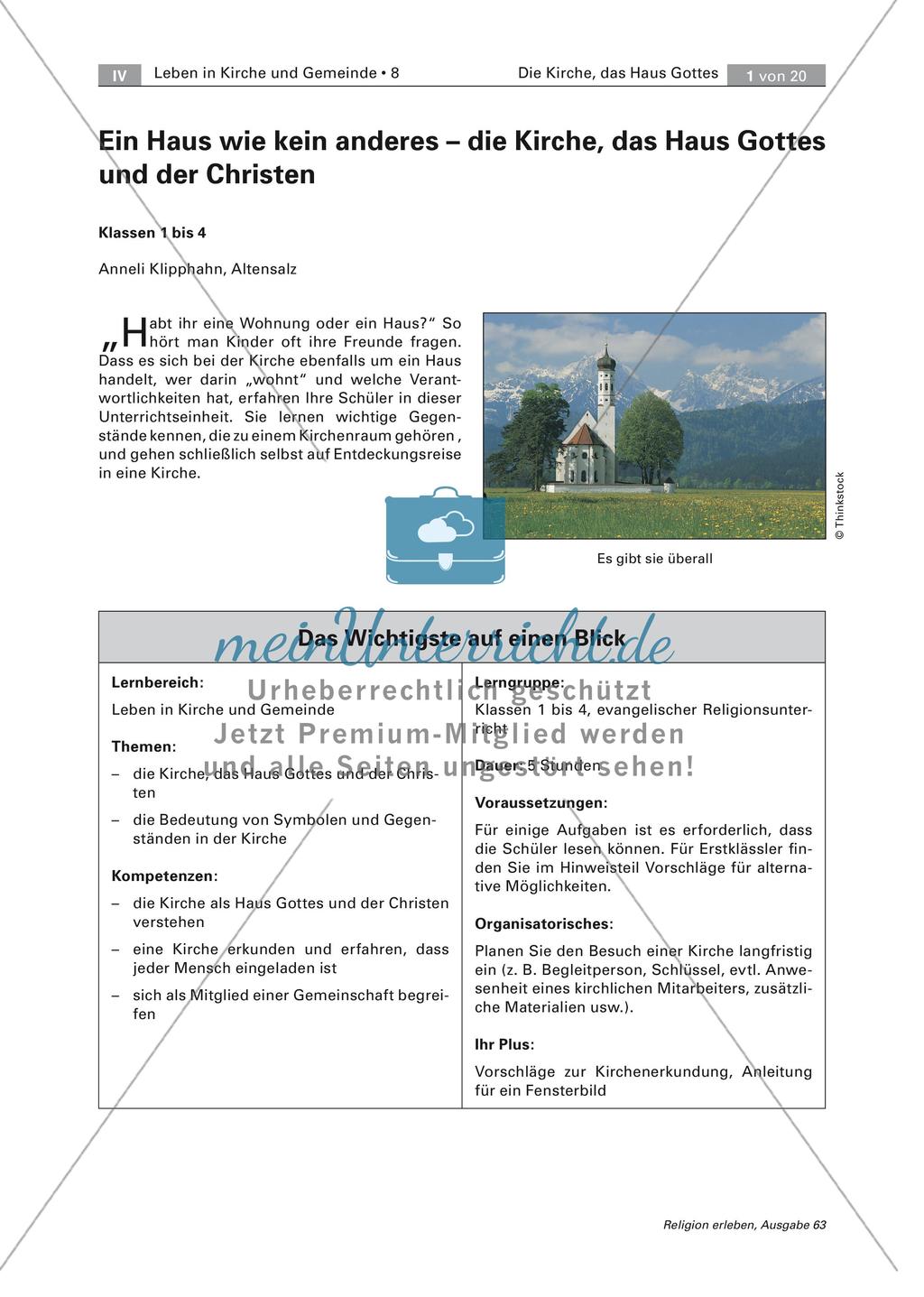 Die evangelische Kirche: Haus Gottes Preview 1