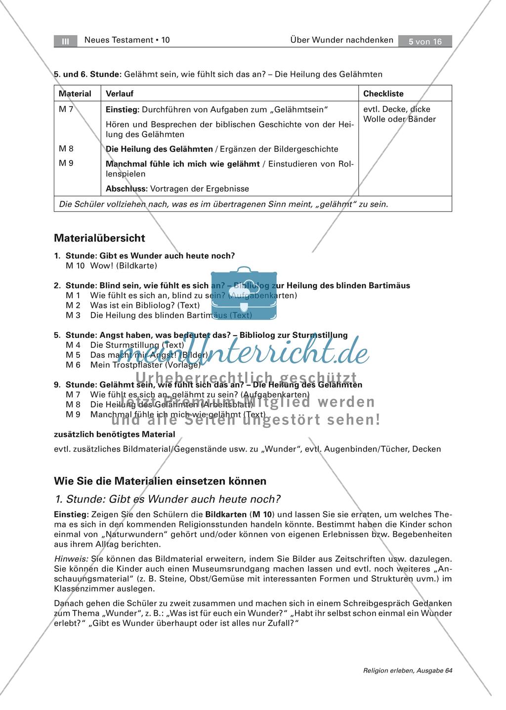 Wunder in Bibel und Alltag Preview 5