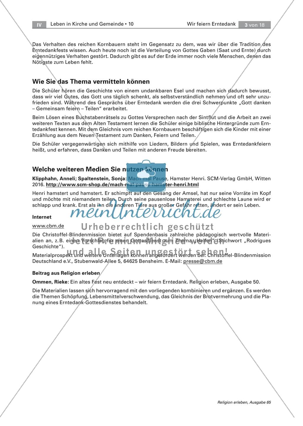 Tradition des Erntedankfests Preview 3