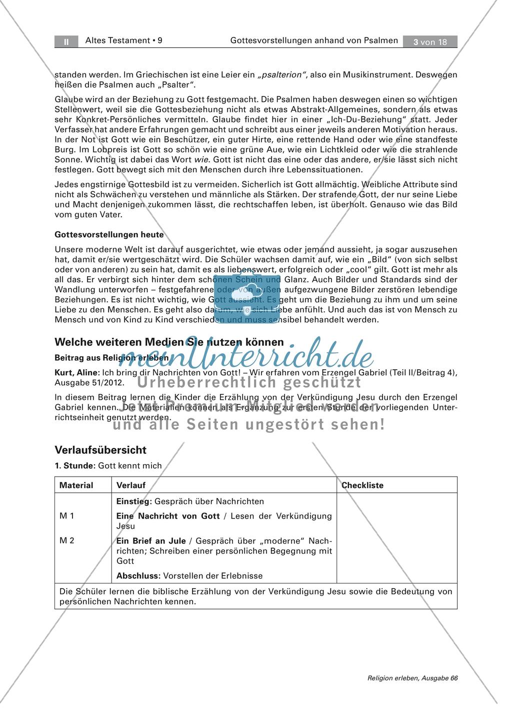 Psalmen und Gottesvorstellungen Preview 3