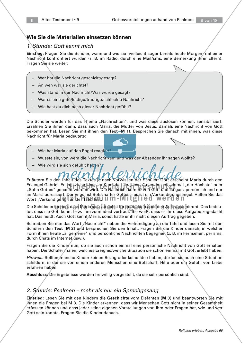 Psalmen und Gottesvorstellungen Preview 5