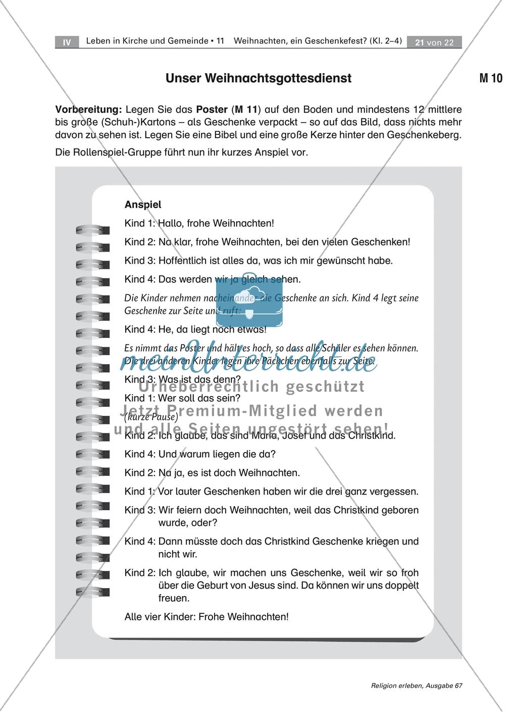 Entdecken der Weihnachtsbotschaft: Weihnachtsgottesdienst Preview 1