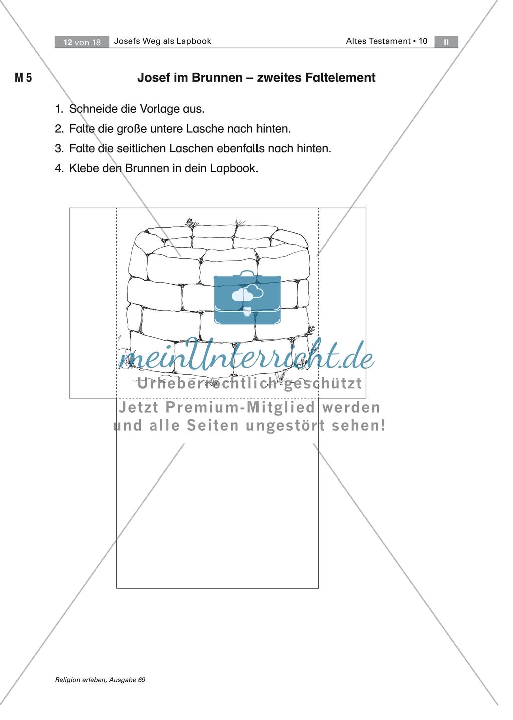 Gestalten eines Lapbooks: Josefs Weg Preview 12