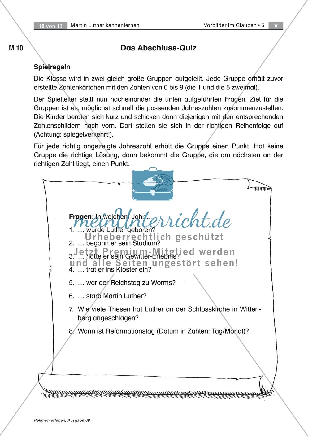 Stationen in Martin Luthers Leben Preview 18