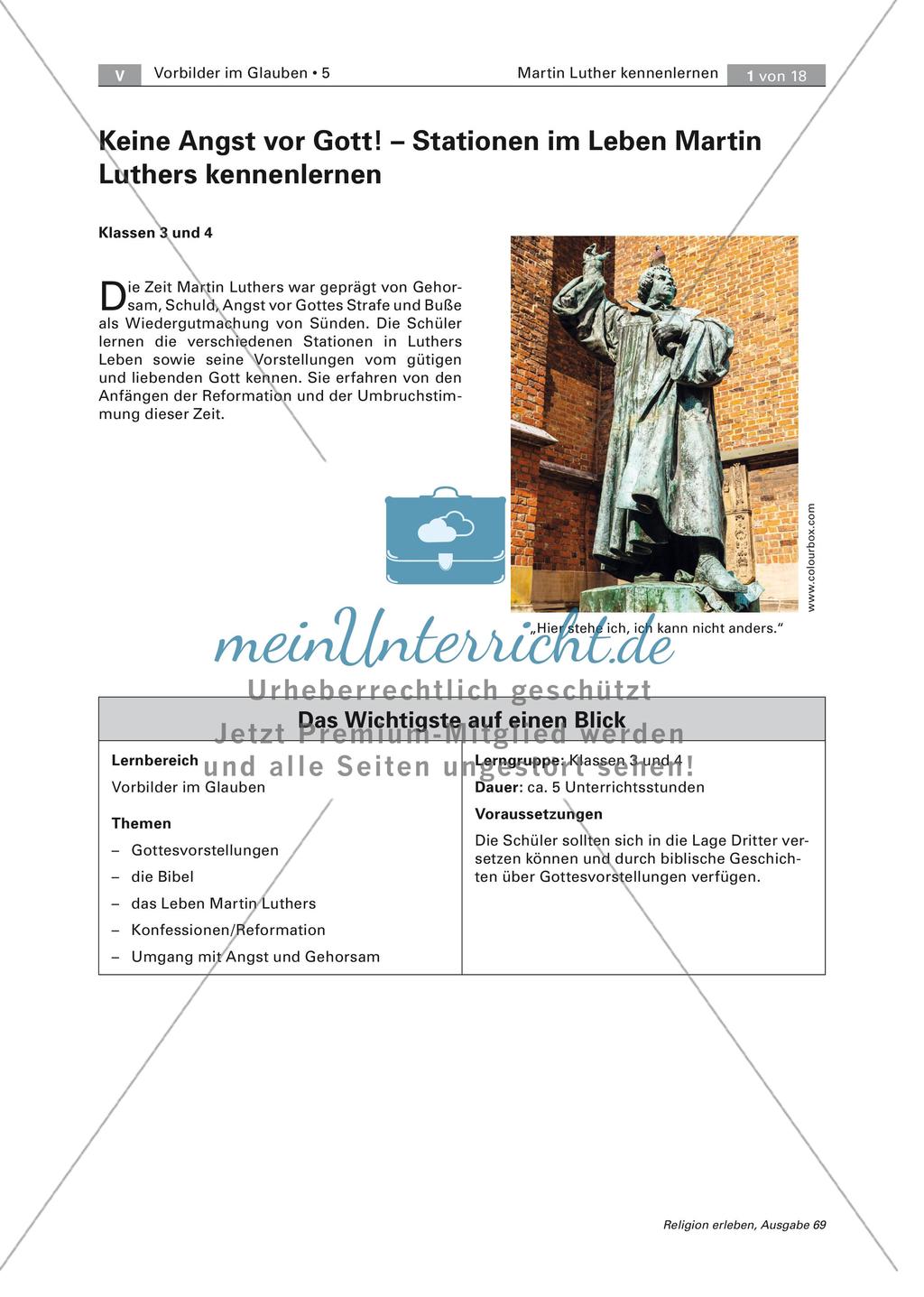 Stationen in Martin Luthers Leben Preview 1