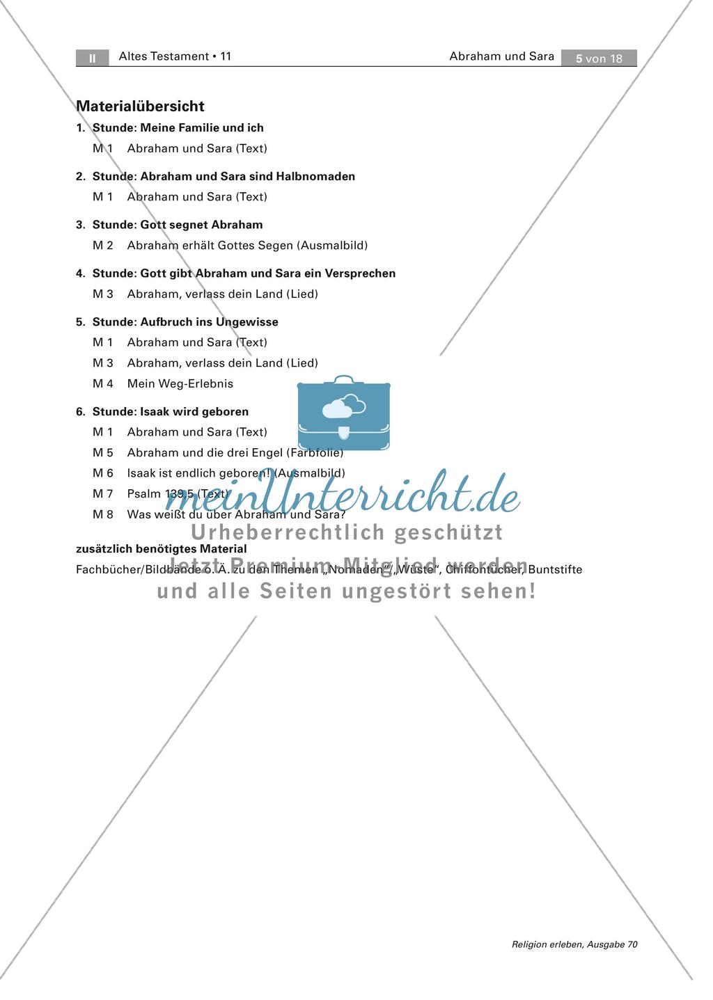 Abraham und Sara: Theologisieren mit Kindern Preview 5