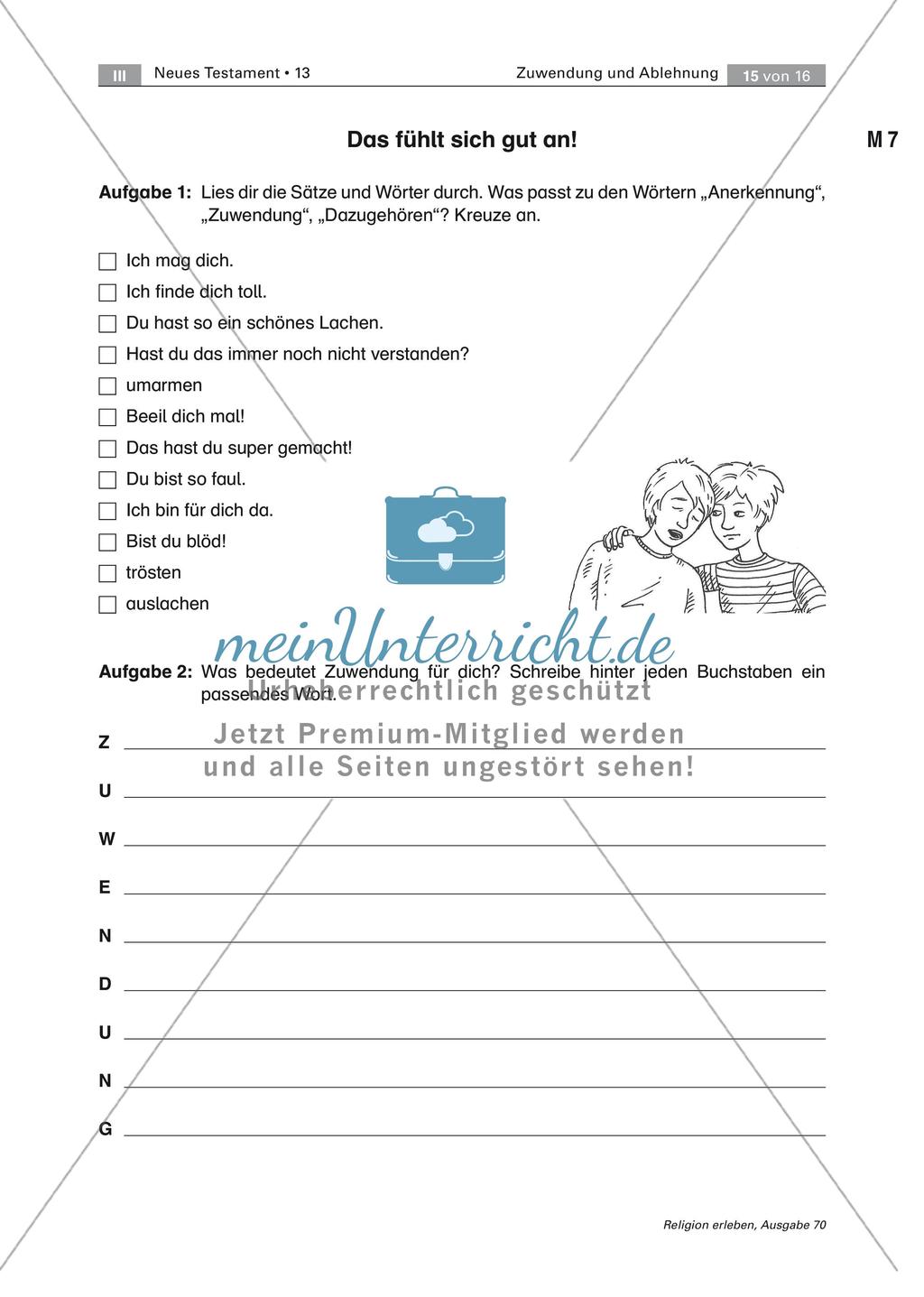 Nachdenken über Zuwendung und Ablehnung Preview 15