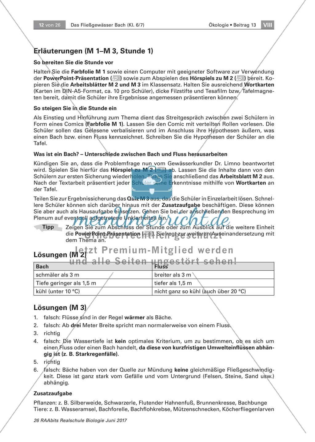 Das Fließgewässer Bach Preview 4