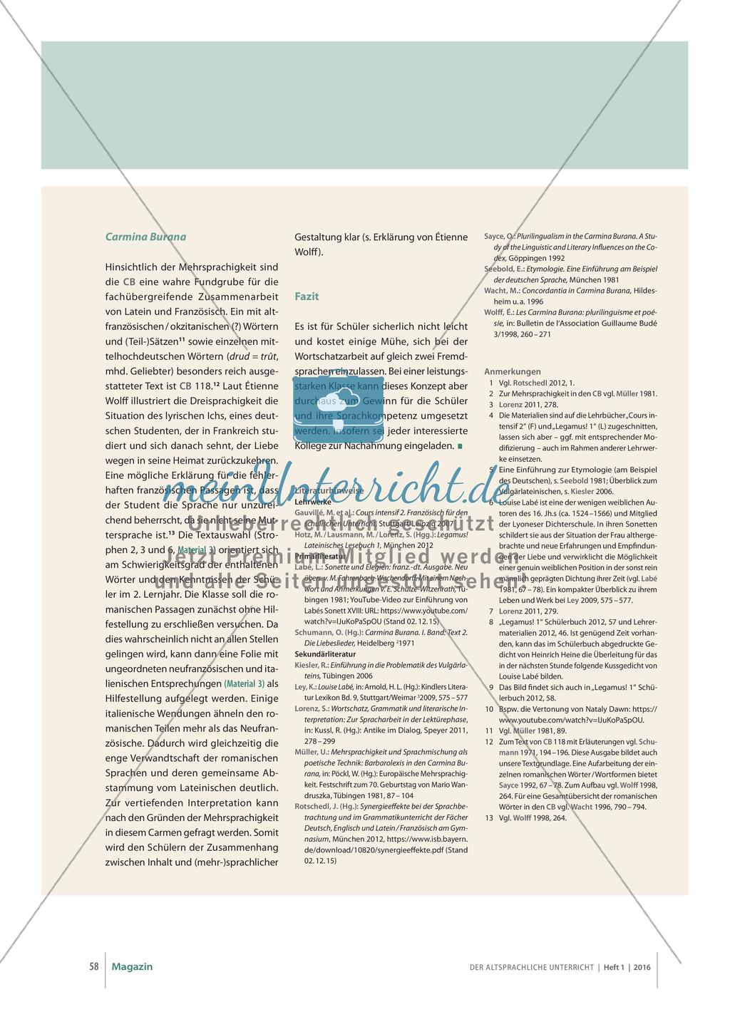 Eunt via sua verba – vom Lateinischen zum Französischen und zurück Preview 3