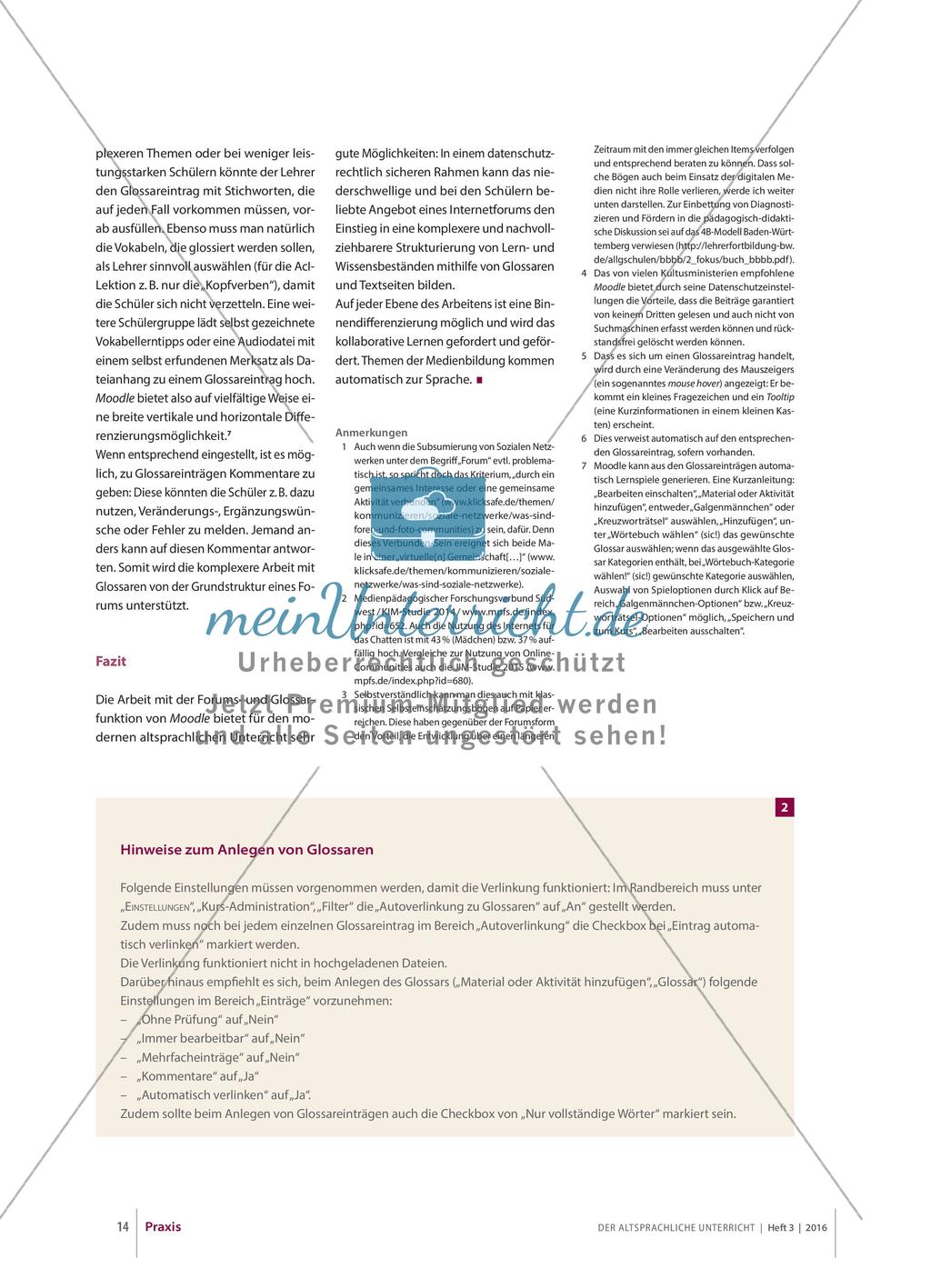 Das Moodle-Lernforum im Anfangsunterricht Latein Preview 4