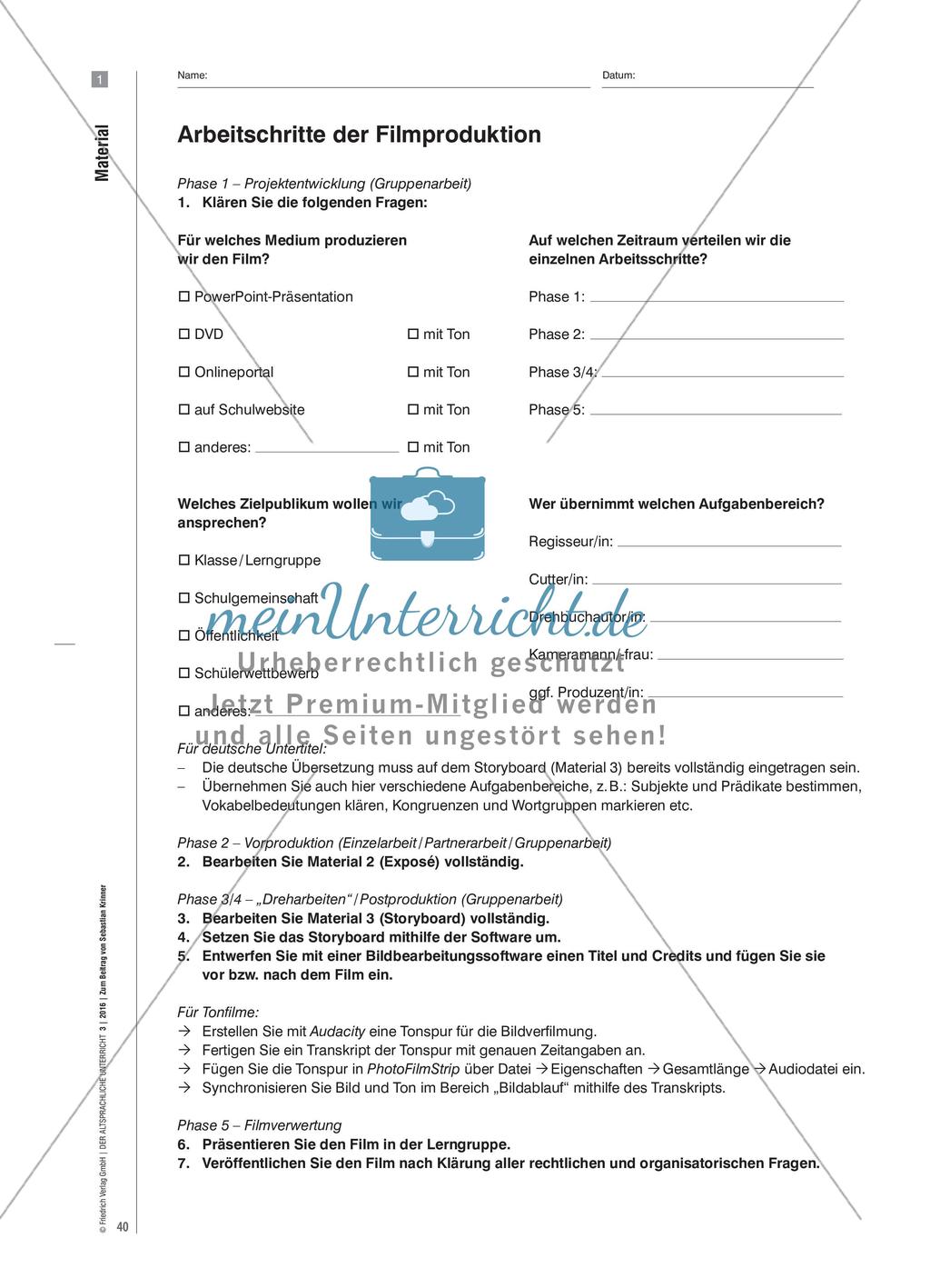 Bildverfilmung im altsprachlichen Unterricht Preview 5
