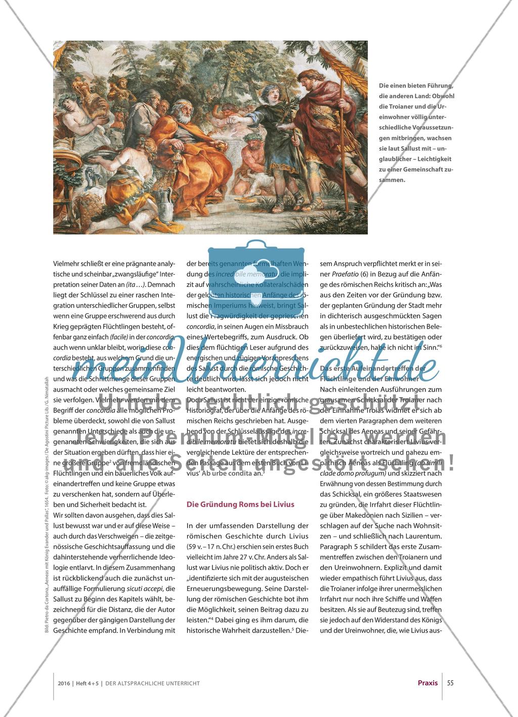 Flucht im Spannungsfeld von Aggression und Integration bei Sallust und Livius Preview 3