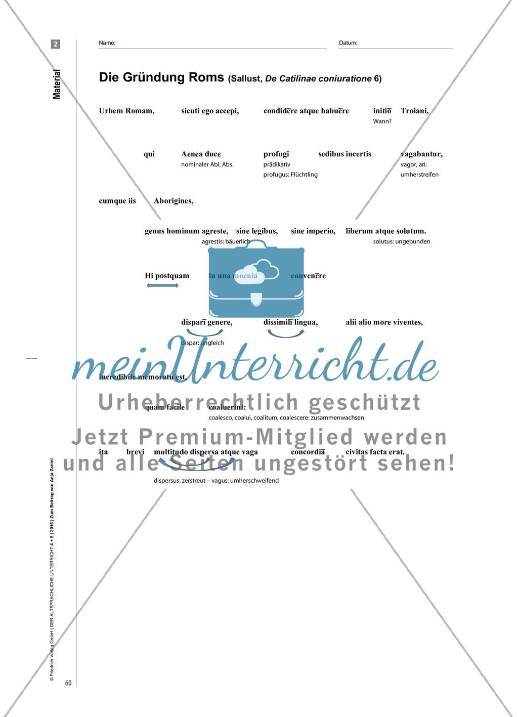 Flucht im Spannungsfeld von Aggression und Integration bei Sallust und Livius Preview 8