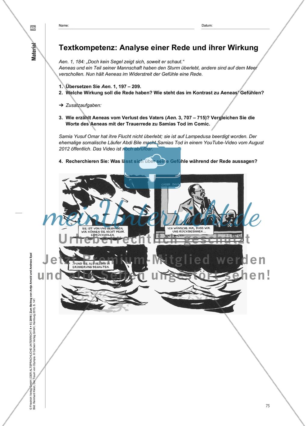 Flucht-Narrative: Vergils Aeneis und Kleists Graphic Novel „Der Traum von Olympia“ Preview 14