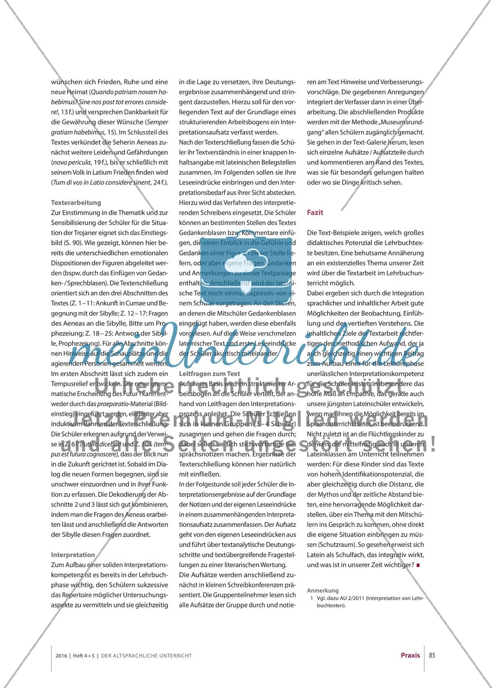Das Flüchtlingsschicksal in Lehrbuchtexten: Anregungen zur Textinterpretation Preview 10