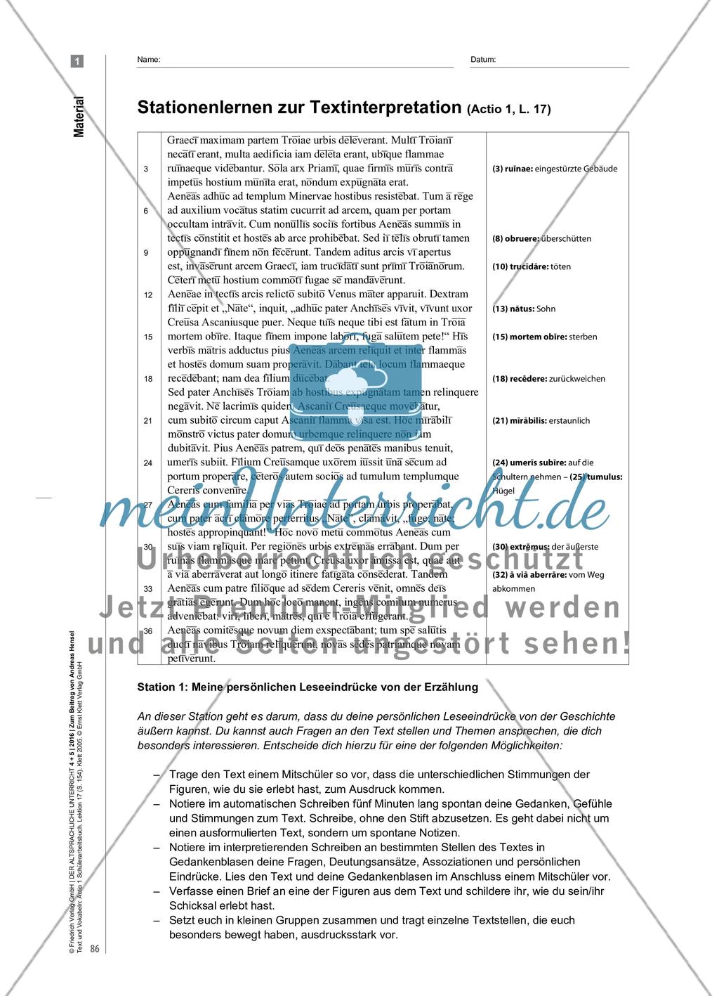 Das Flüchtlingsschicksal in Lehrbuchtexten: Anregungen zur Textinterpretation Preview 11