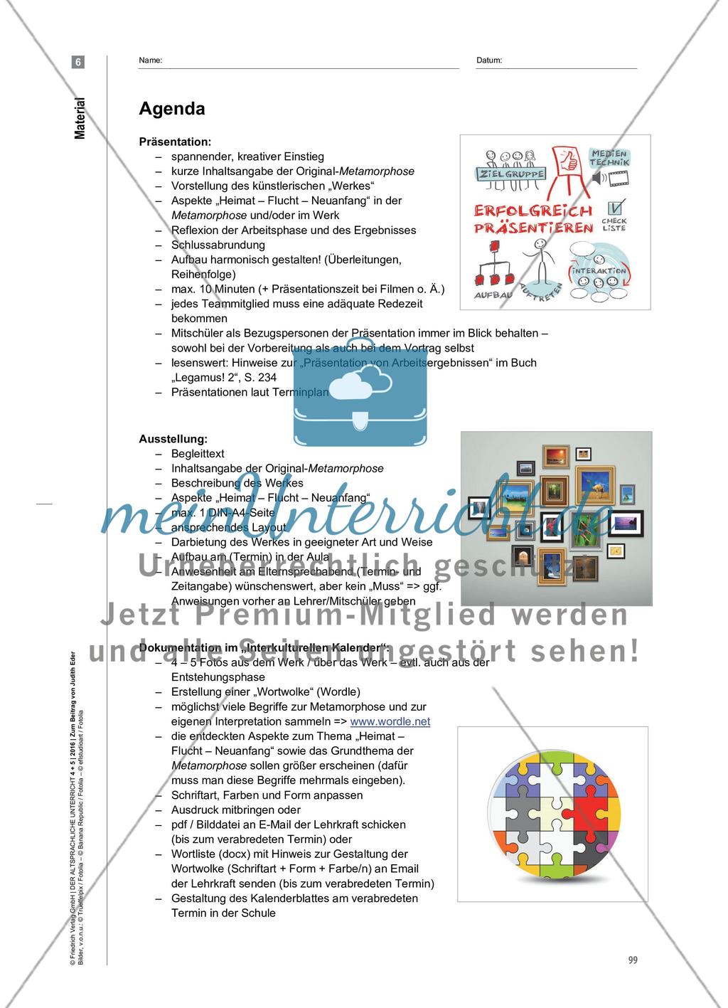 Heimat – Flucht – Neuanfang: Ovids Metamorphosen Preview 11