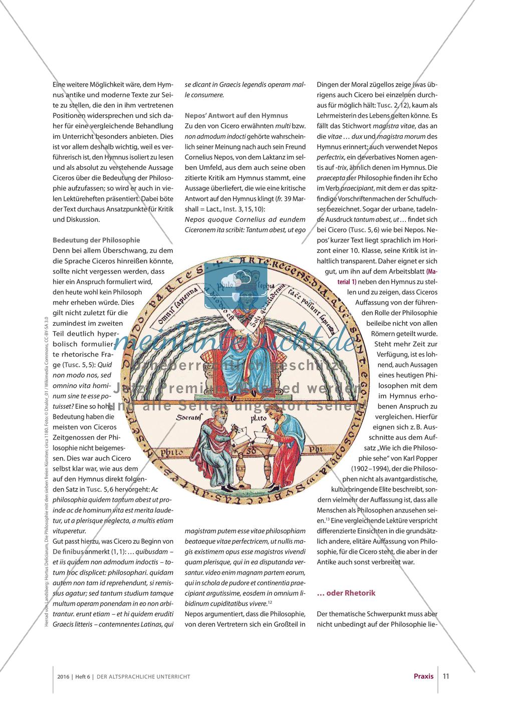 Ciceros Hymnus auf die Philosophie Preview 4