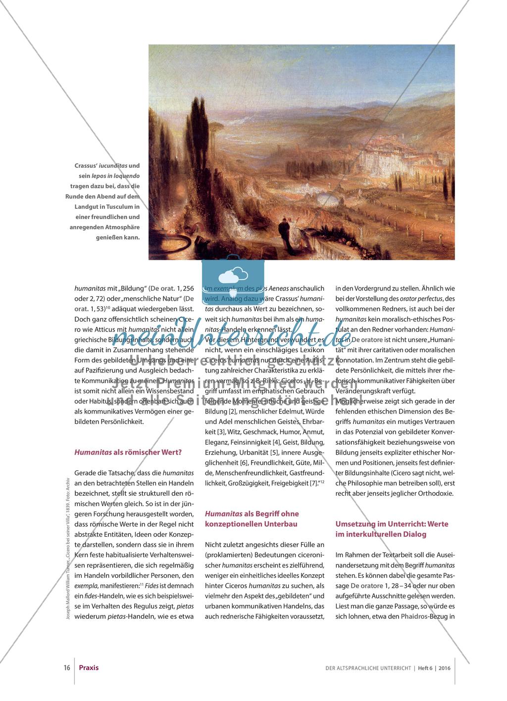Humanitas und Rhetorik: Cicero, De oratore Preview 3