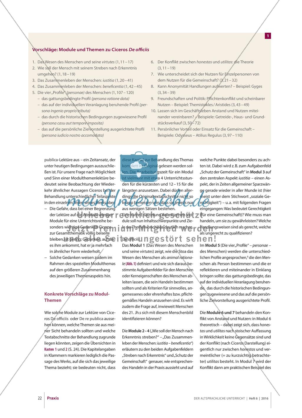 Vorschläge zur Lektüre von Ciceros De officiis und De re publica Preview 3