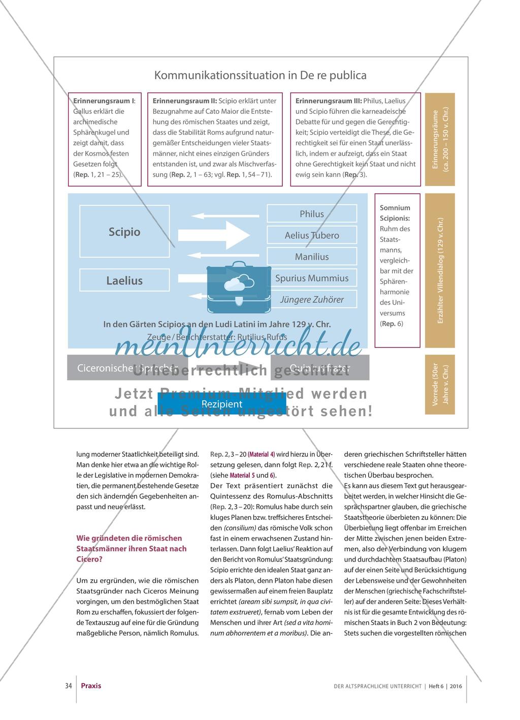 Der römische Staat und seine Staatsmänner: Cicero, De re publica Preview 3