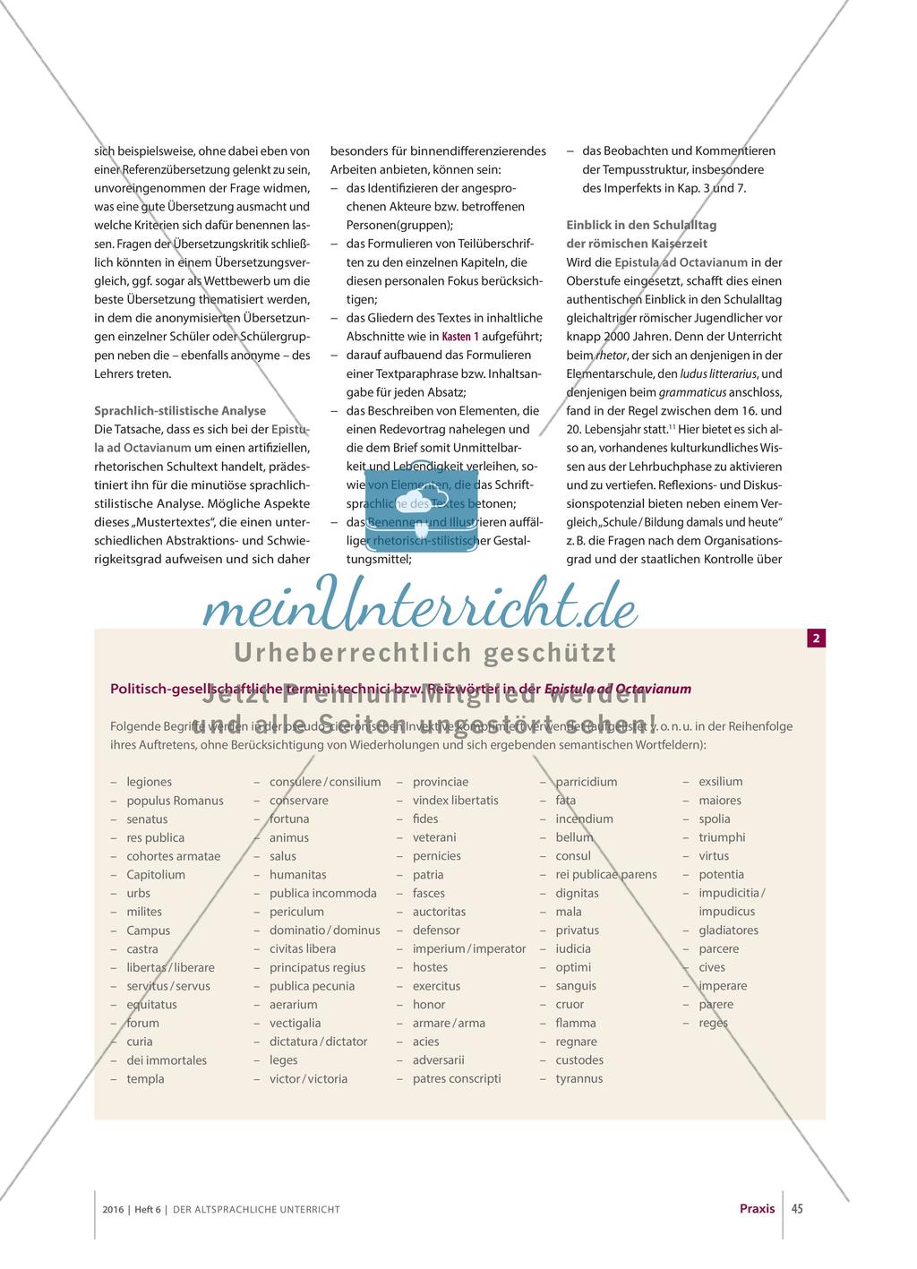 (K)Ein Brief Ciceros an Oktavian: Epistula ad Octavianum Preview 5