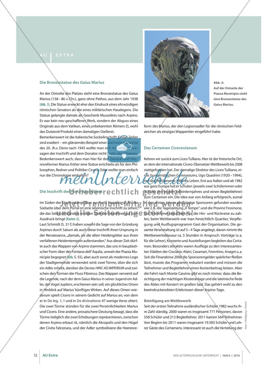 Cicero, Arpino und das Certamen Ciceronianum Preview 5