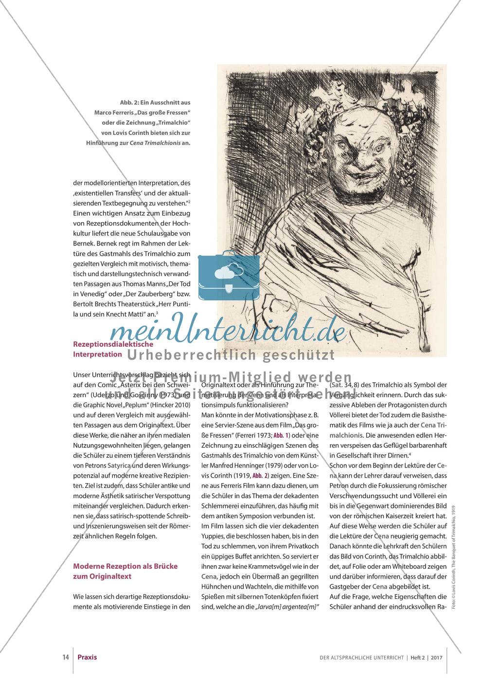 Satire: Petrons Satyrica und ihre Rezeption Preview 2