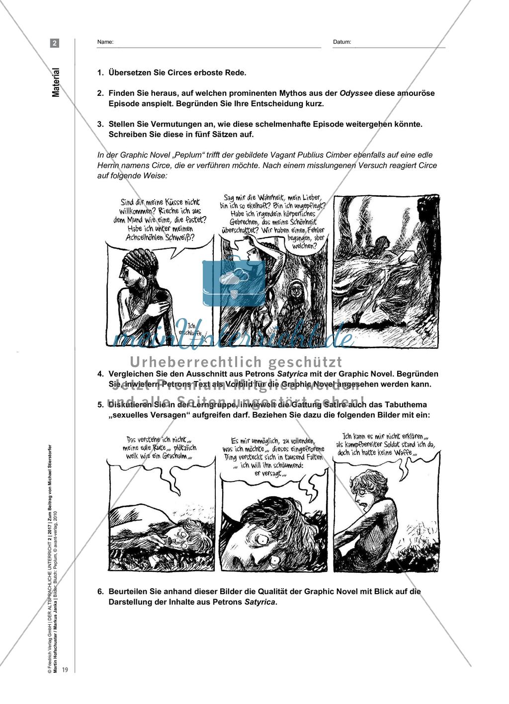 Satire: Petrons Satyrica und ihre Rezeption Preview 7