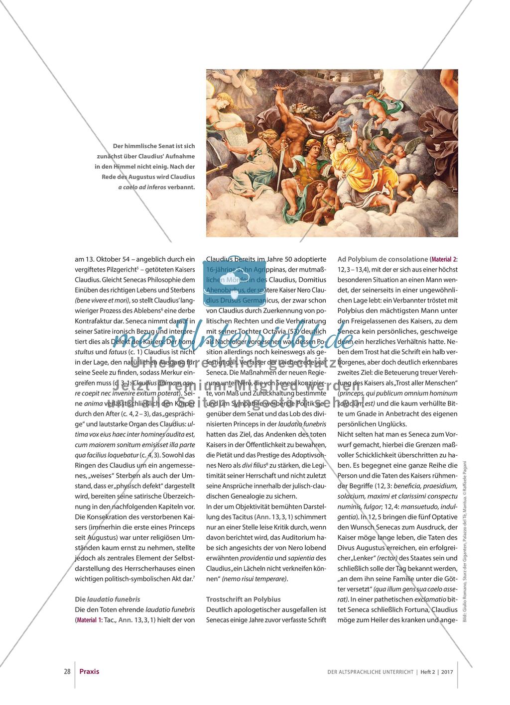 Satire: Senecas Apocolocyntosis und die Karnevalisierung der Literatur Preview 3