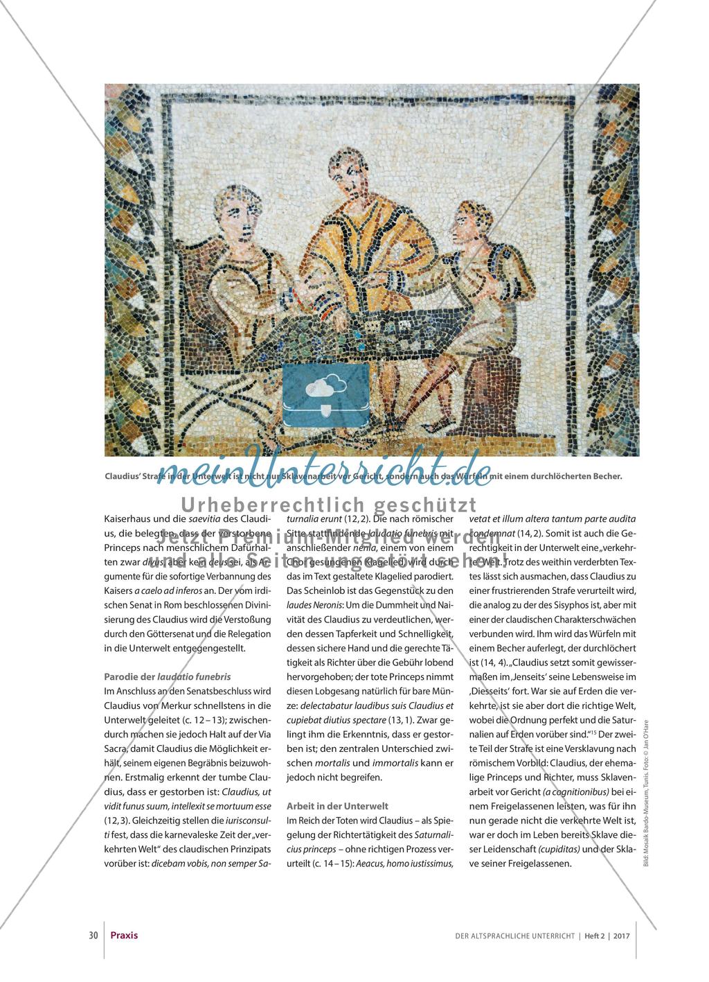 Satire: Senecas Apocolocyntosis und die Karnevalisierung der Literatur Preview 5