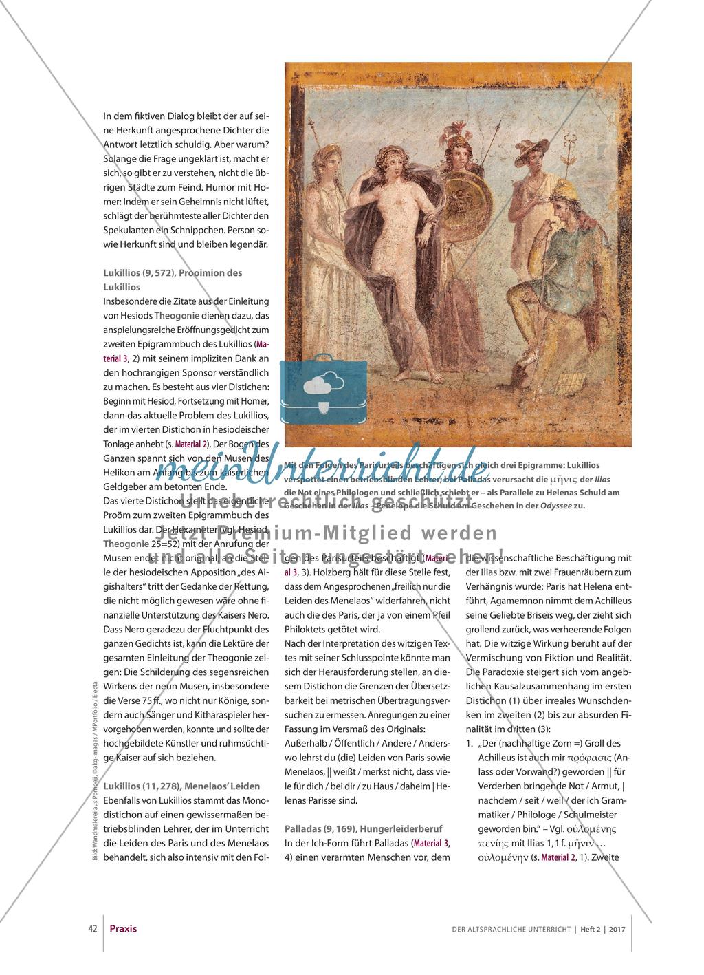 Satire: Humor mit Homer - Epigramme aus der Griechischen Anthologie Preview 3