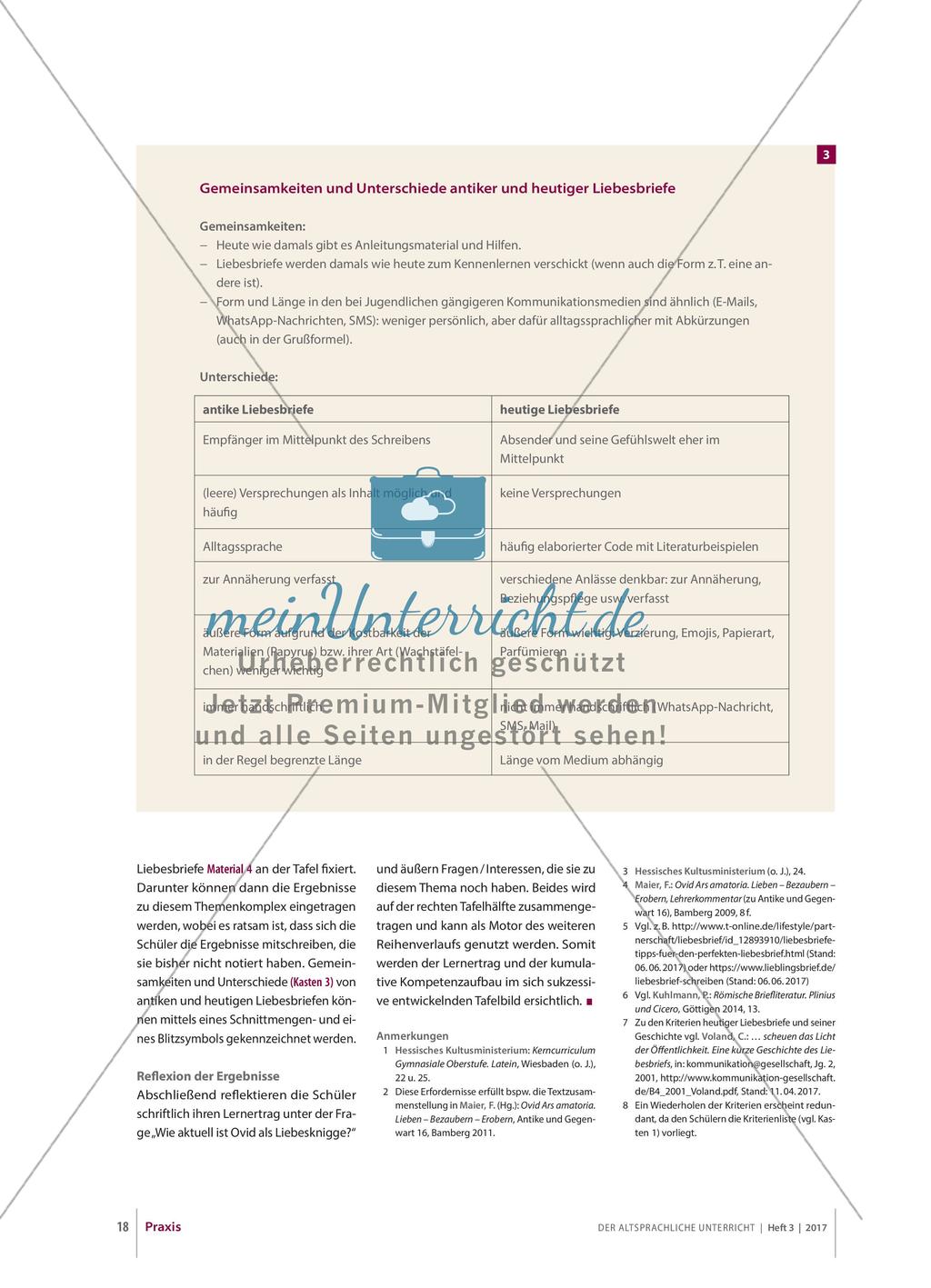 Ovid's Liebesbriefe: ein Vergleich ihrer inhaltlichen und formalen Kriterien Preview 5