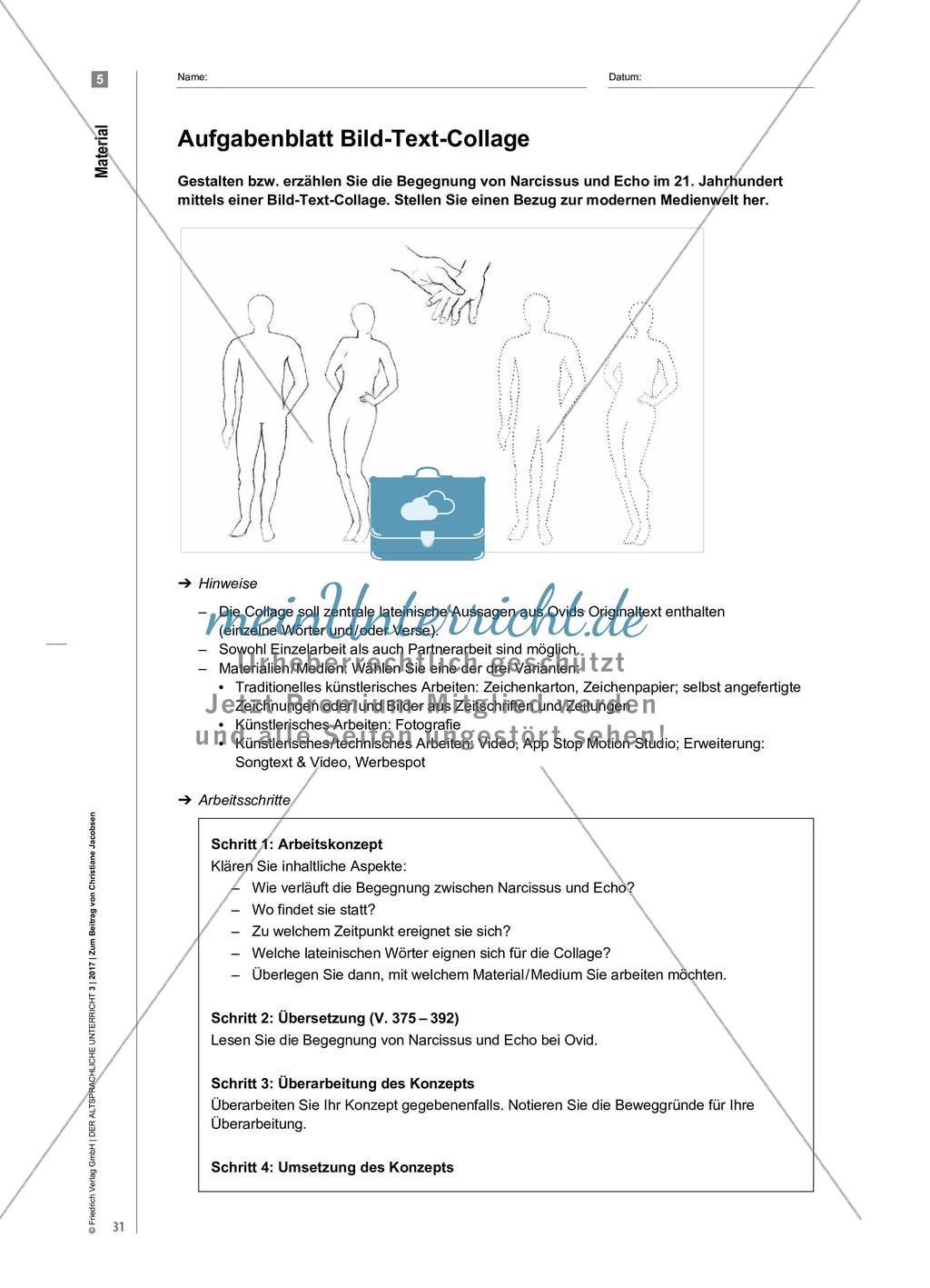 Ovid: Narcissus und Echo in einer Welt der Selfies und „Germany’s Next Topmodel“ Preview 10