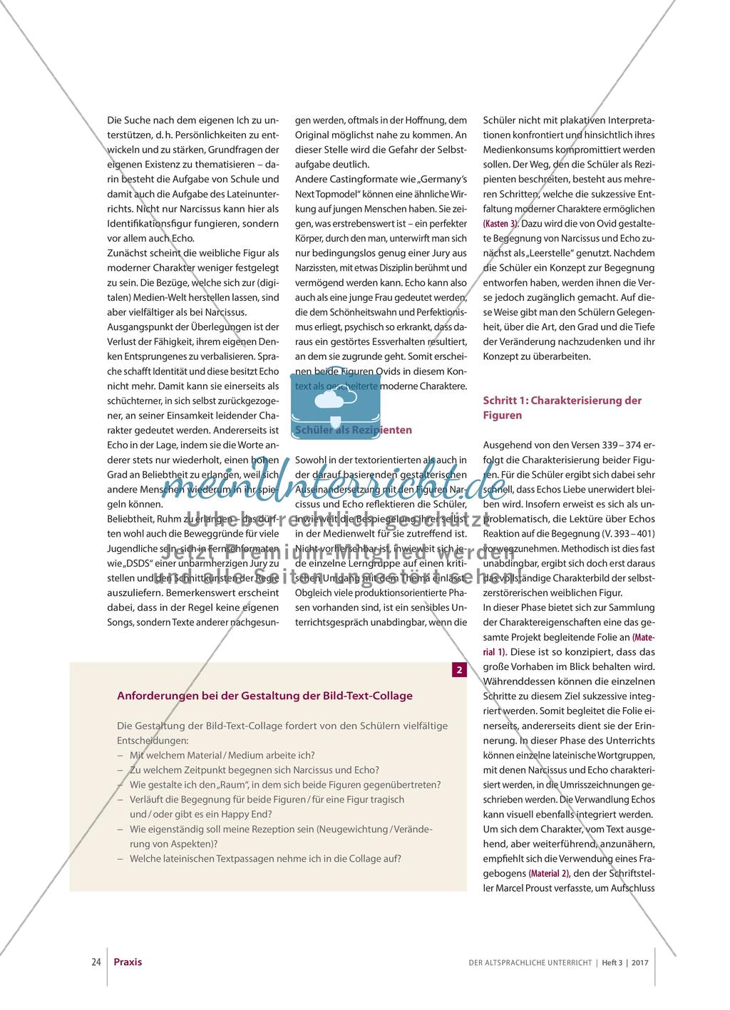 Ovid: Narcissus und Echo in einer Welt der Selfies und „Germany’s Next Topmodel“ Preview 3
