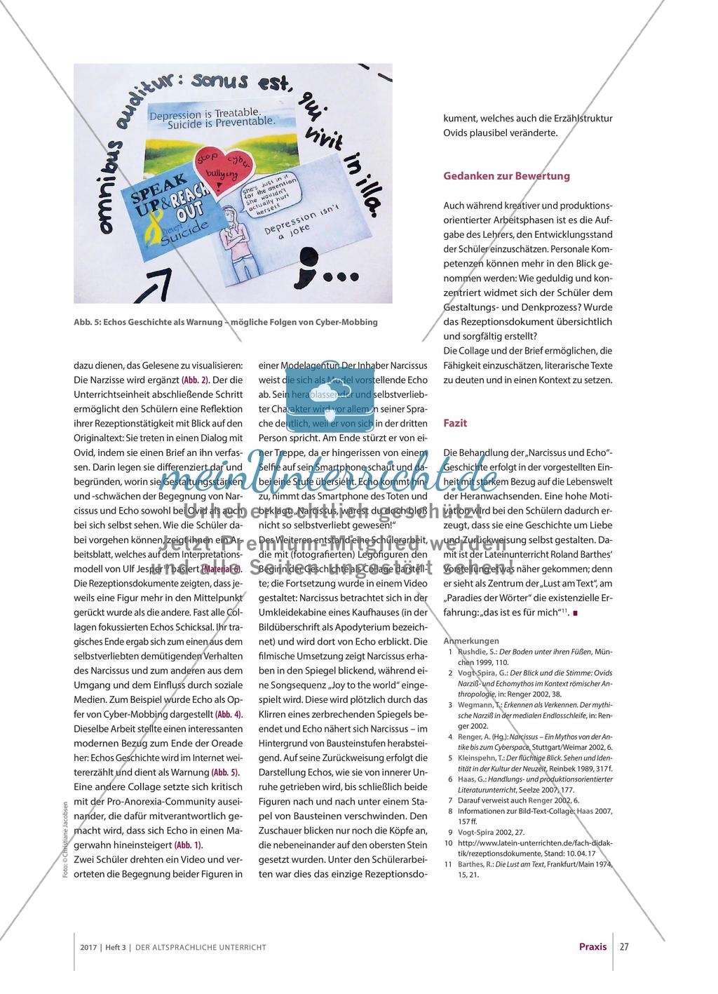 Ovid: Narcissus und Echo in einer Welt der Selfies und „Germany’s Next Topmodel“ Preview 6
