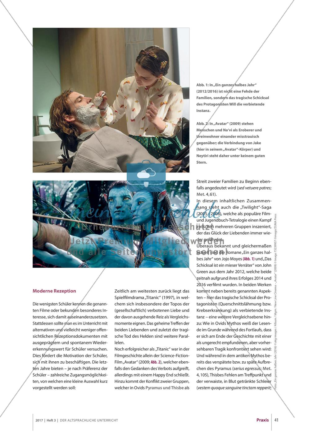 Ovids Pyramus und Thisbe im 21. Jahrhundert Preview 2