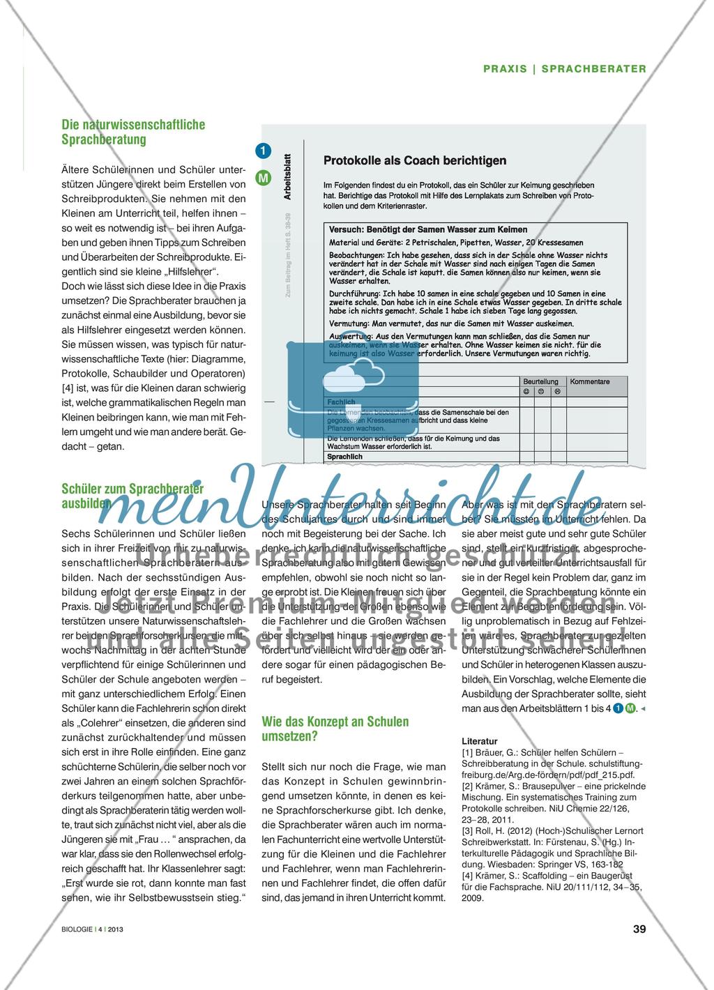 Kann ich dir helfen? - Wie man Schülerinnen und Schüler zu Schreibberatern ausbilden kann Preview 2