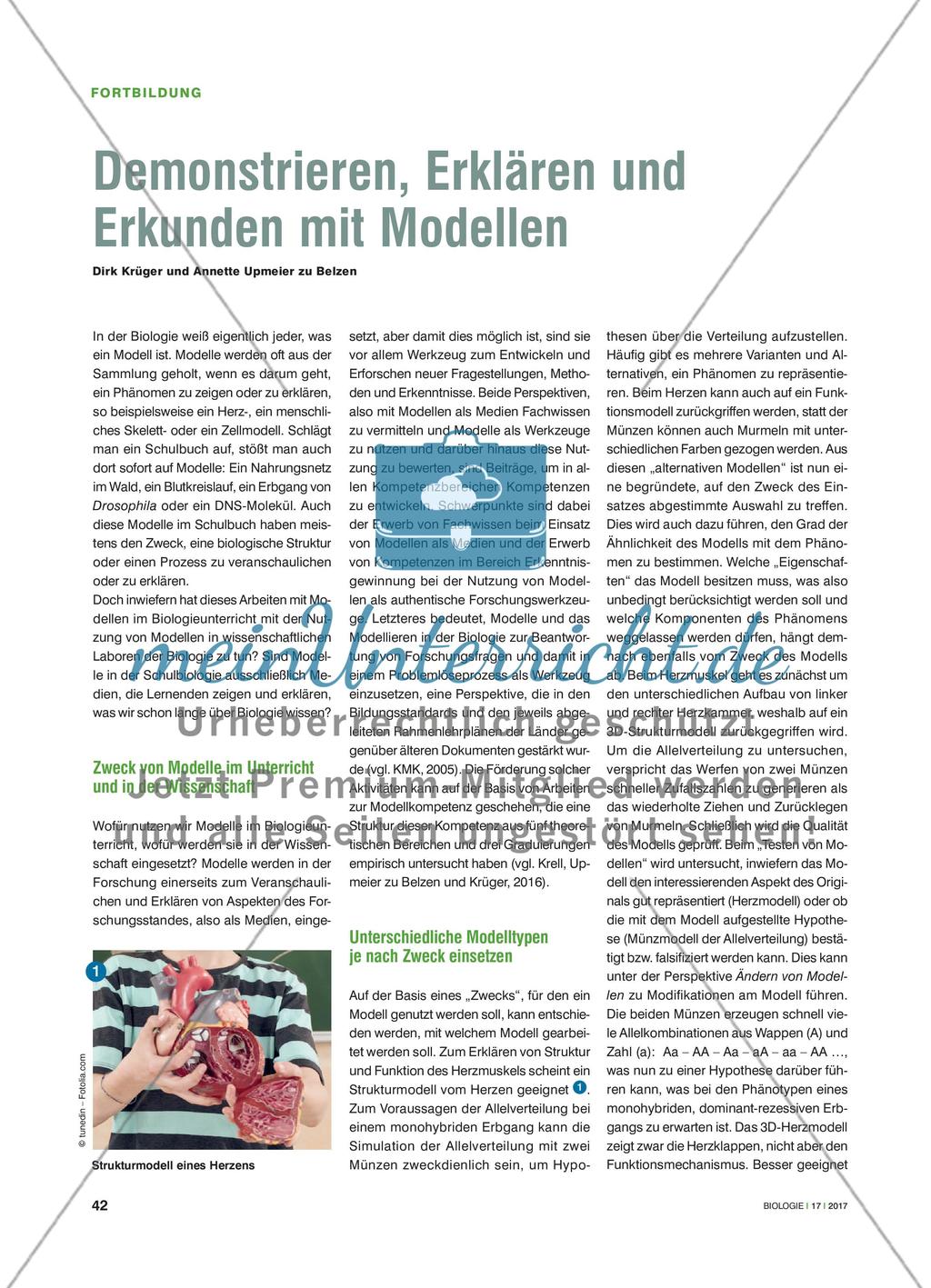 Demonstrieren, Erklären und Erkunden mit Modellen Preview 1