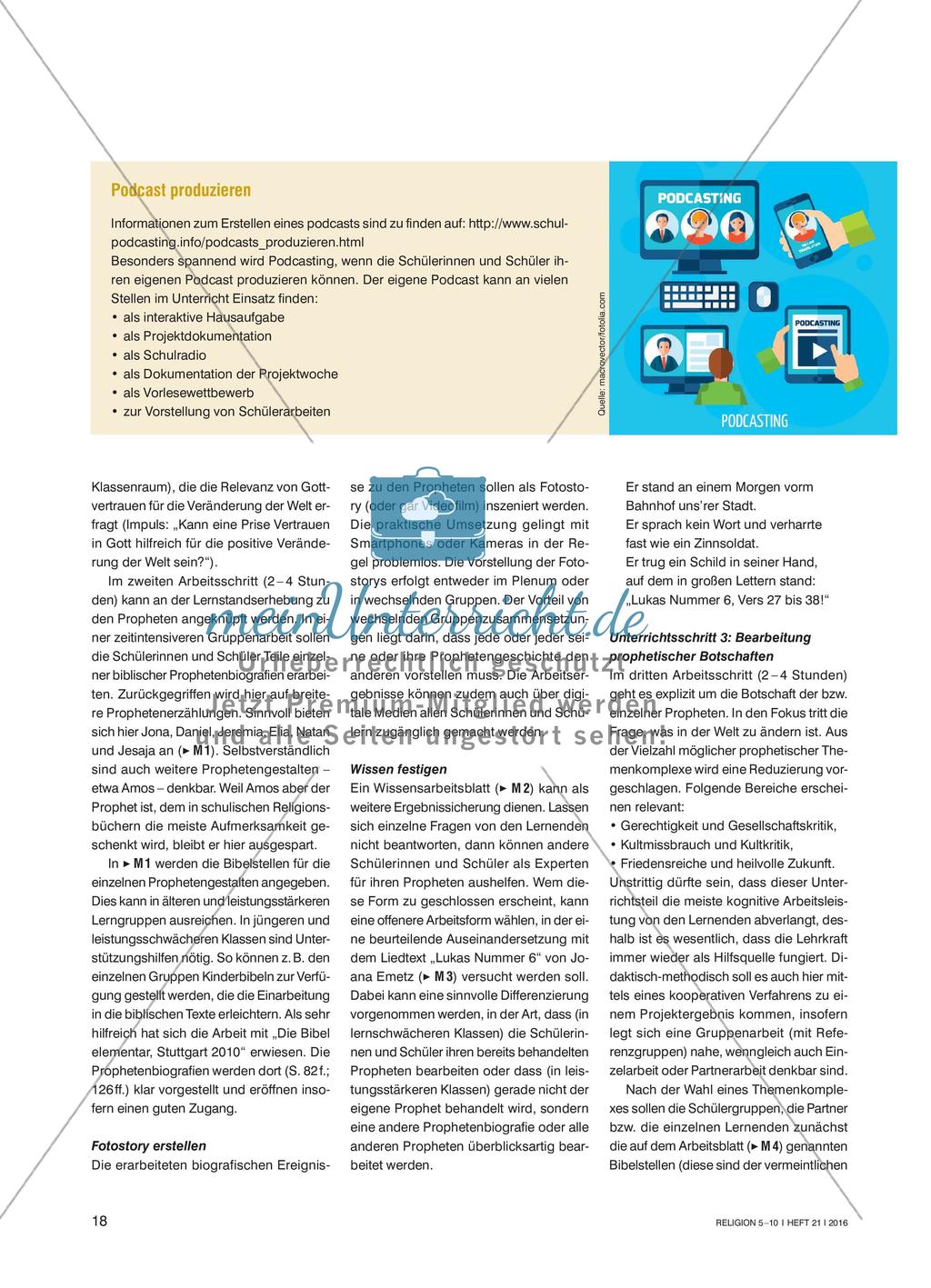 Die Welt besser machen - Propheten und ihre Botschaft Preview 3