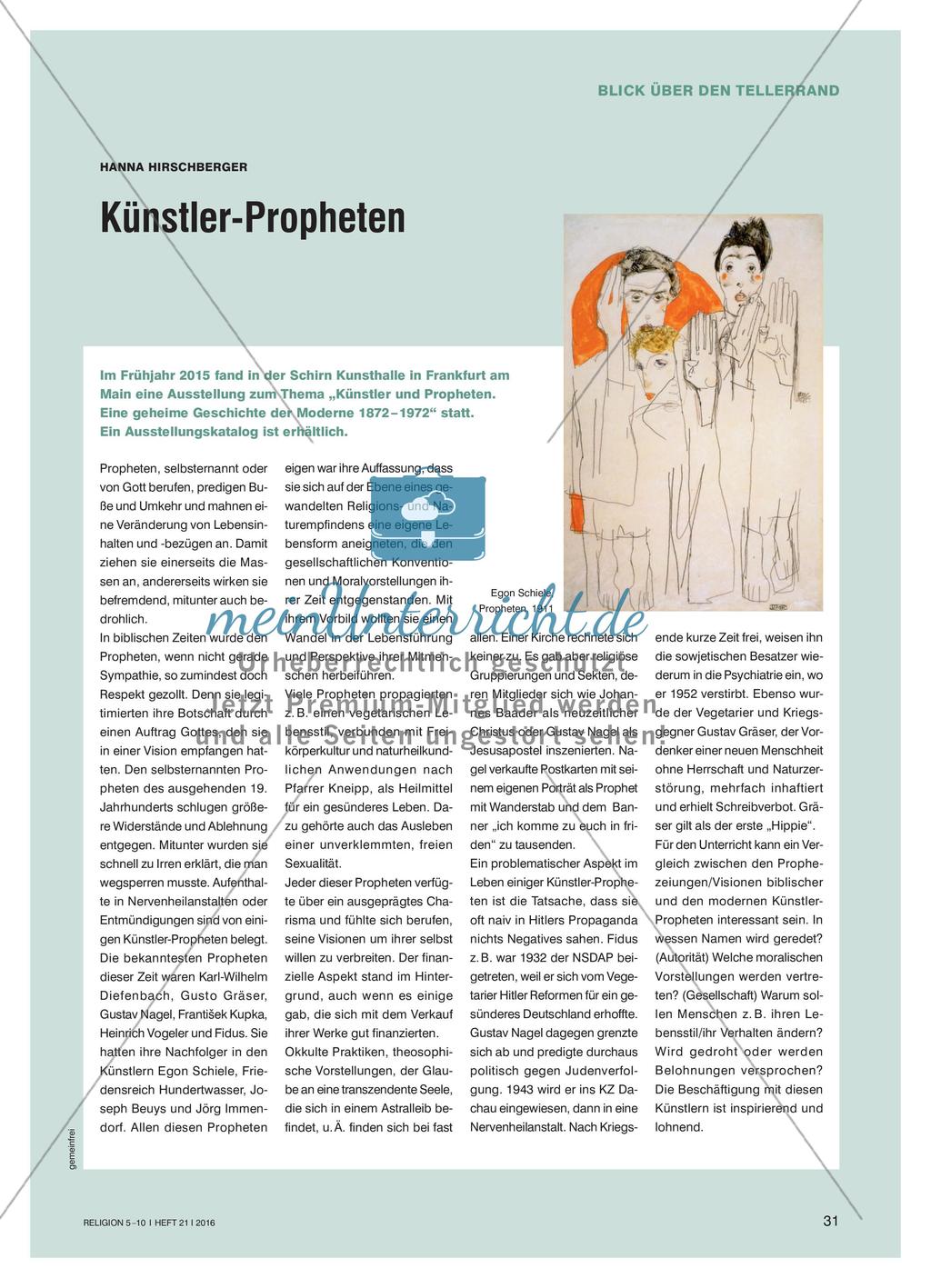 Künstler-Propheten Preview 1