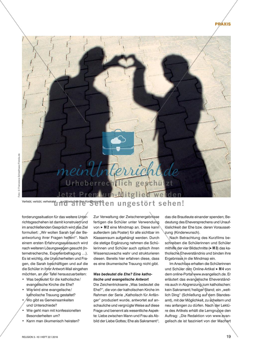 „Wir heiraten ökumenisch!?“ - Zum konfessionellen Profil der Trauung Preview 2