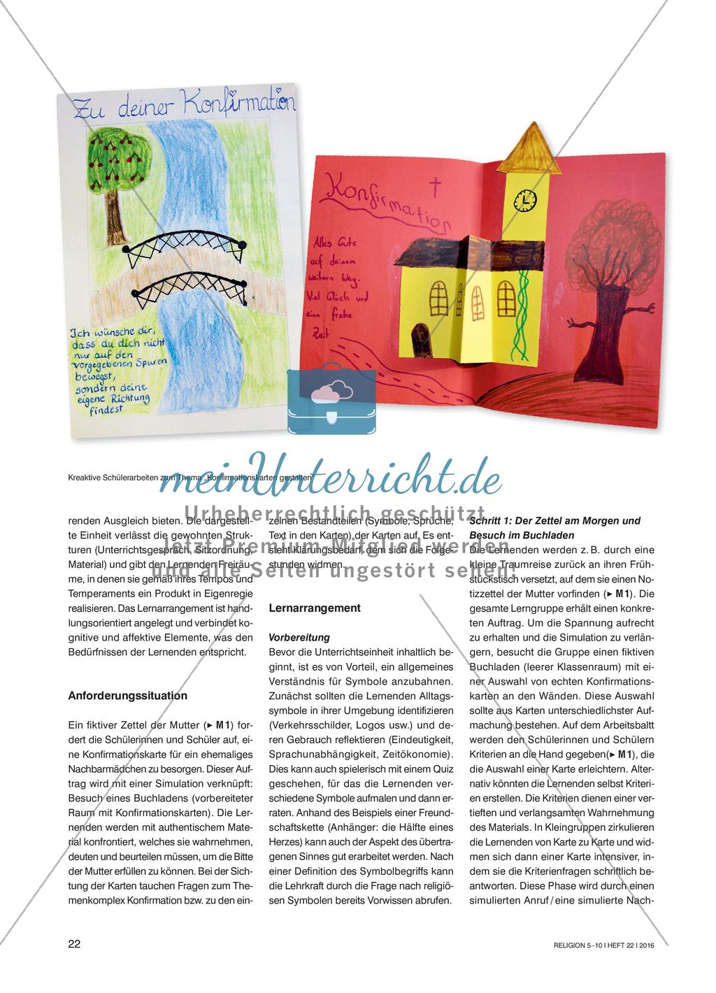 Herzlichen Glückwunsch zur Konfirmation! - Gestalten von Konfirmationskarten Preview 2