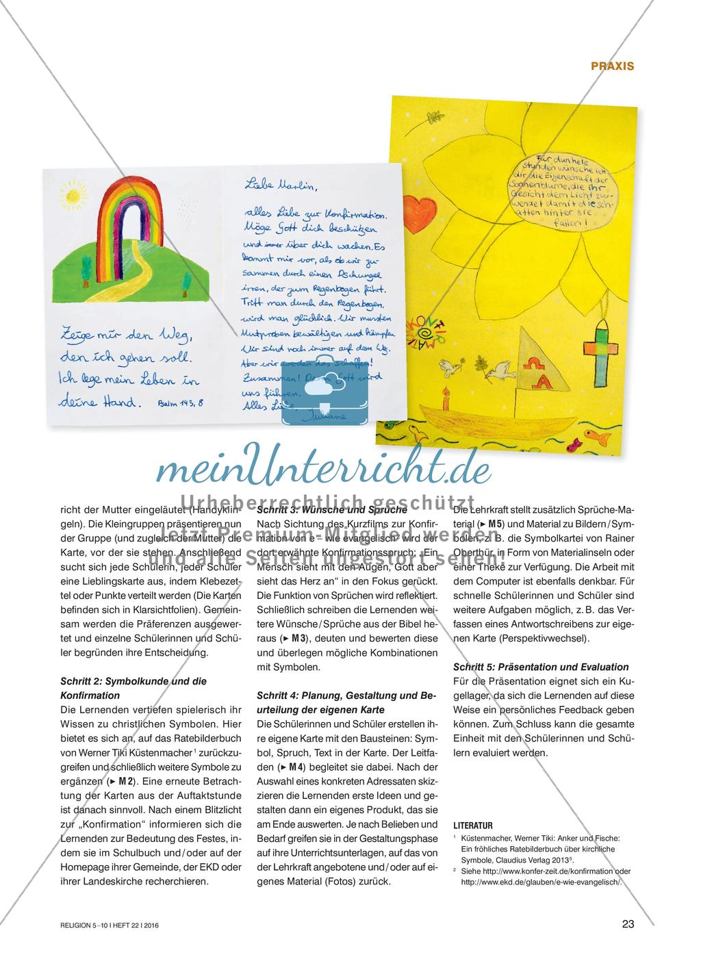 Herzlichen Glückwunsch zur Konfirmation! - Gestalten von Konfirmationskarten Preview 3