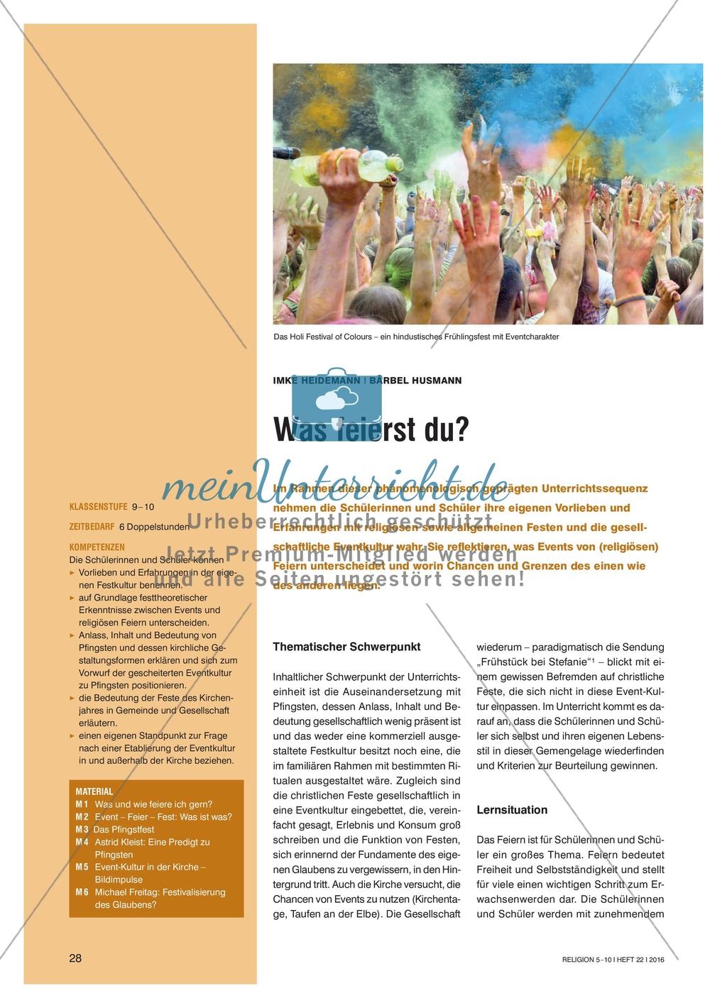 Was feierst du? Preview 1