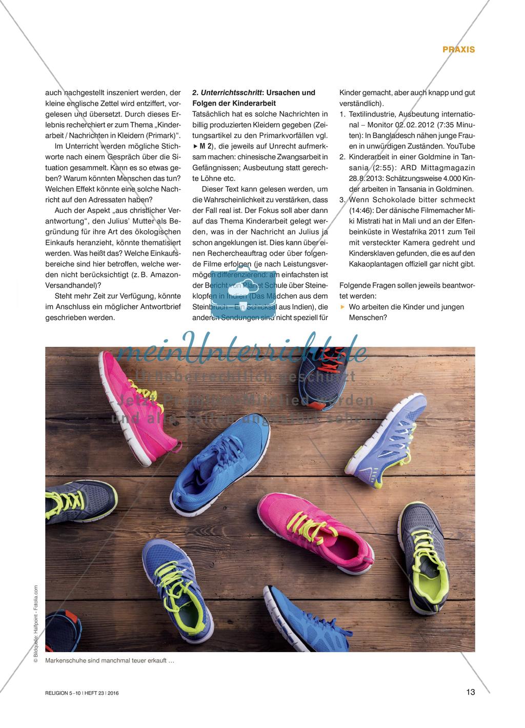 Meine Turnschuhe: „made in hell“? - Sind Kinder in der Dritten Welt weniger wert als hier? Preview 2