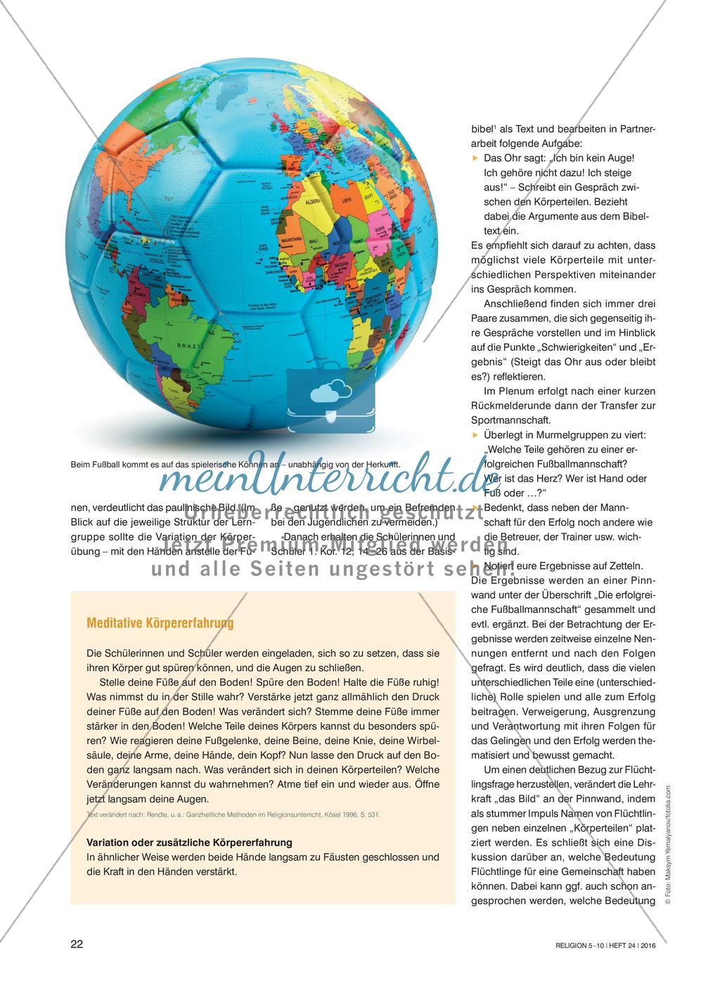 Wir wollen gemeinsam gewinnen! - Fußball als Integrationshilfe in Verein und Schule?! Preview 3