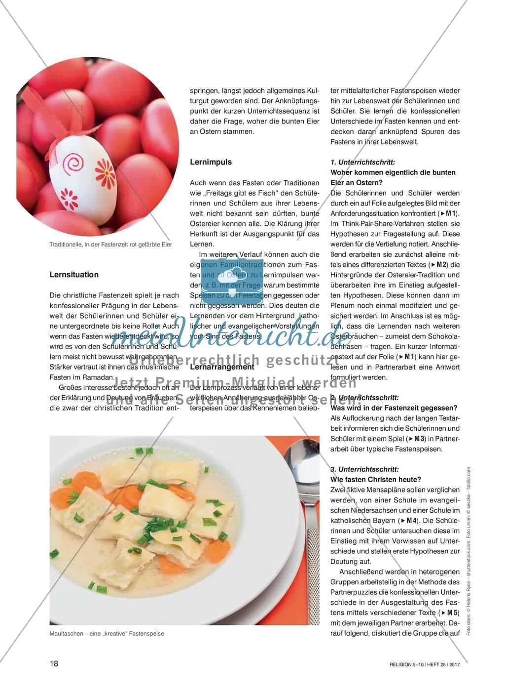 Entdecken der christlichen Fastenzeit Preview 2