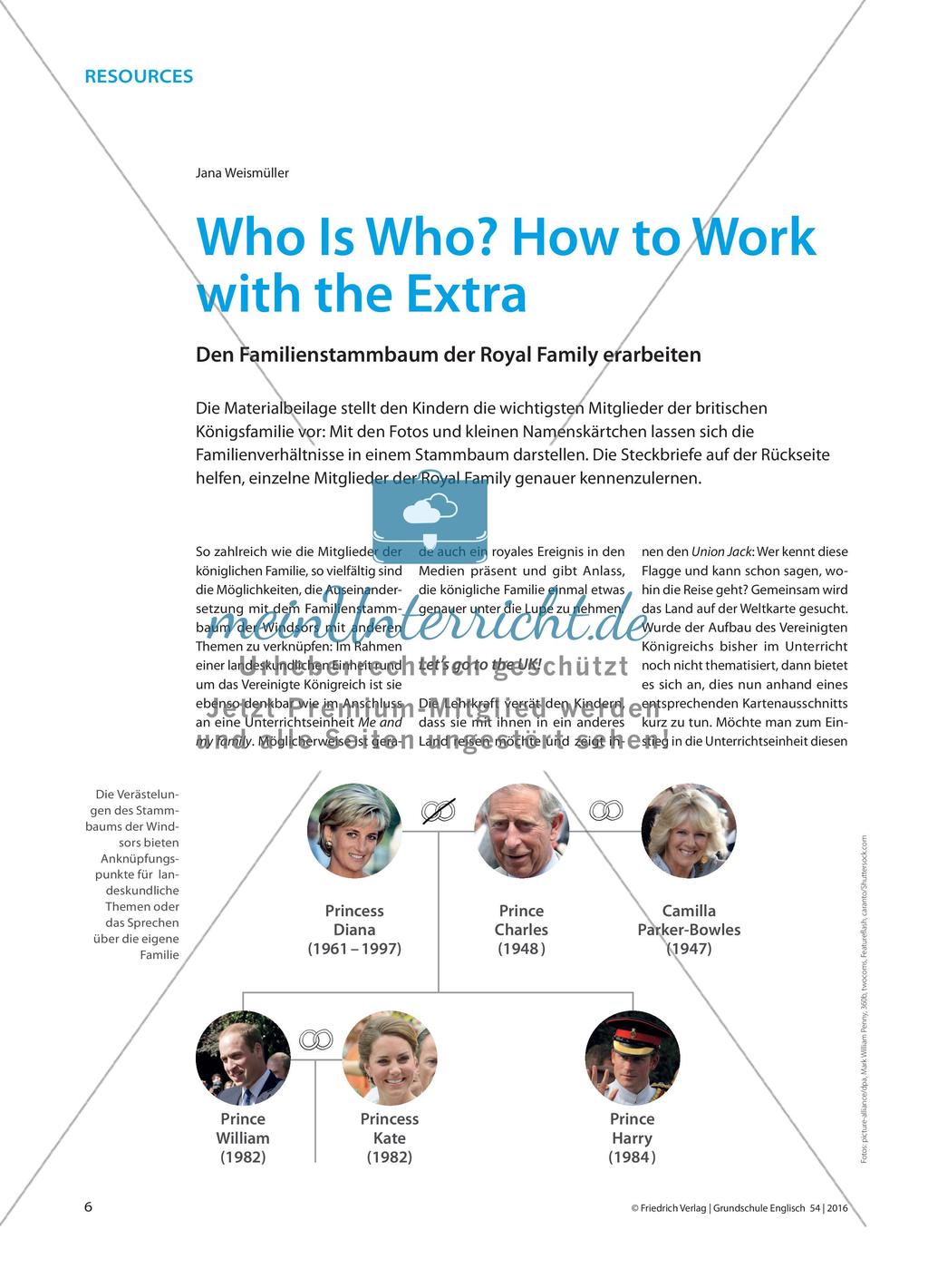Who Is Who? How to Work with the Extra - Den Familienstammbaum der Royal Family erarbeiten Preview 1