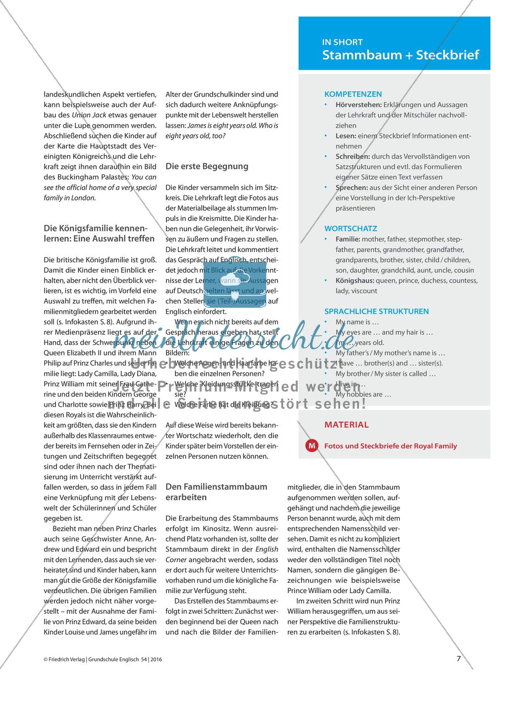 Who Is Who? How to Work with the Extra - Den Familienstammbaum der Royal Family erarbeiten Preview 2